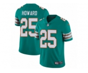 Youth Nike Miami Dolphins #25 Xavien Howard Vapor Untouchable Limited Aqua Green Alternate NFL Jersey