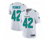 Youth Nike Miami Dolphins #42 Alterraun Verner White Vapor Untouchable Limited Player NFL Jersey