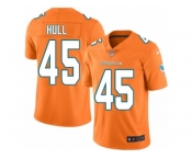 Youth Nike Miami Dolphins #45 Mike Hull Limited Orange Rush Vapor Untouchable NFL Jersey
