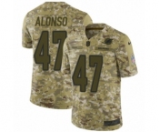 Youth Nike Miami Dolphins #47 Kiko Alonso Limited Camo 2018 Salute to Service NFL Jersey