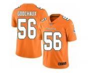 Youth Nike Miami Dolphins #56 Davon Godchaux Limited Orange Rush Vapor Untouchable NFL Jersey