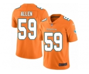 Youth Nike Miami Dolphins #59 Chase Allen Limited Orange Rush Vapor Untouchable NFL Jersey
