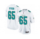 Youth Nike Miami Dolphins #65 Anthony Steen Limited White NFL Jersey