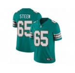 Youth Nike Miami Dolphins #65 Anthony Steen Vapor Untouchable Limited Aqua Green Alternate NFL Jersey