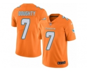 Youth Nike Miami Dolphins #7 Brandon Doughty Limited Orange Rush Vapor Untouchable NFL Jersey