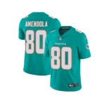 Youth Nike Miami Dolphins #80 Danny Amendola Aqua Green Team Color Stitched NFL Vapor Untouchable Limited Jersey