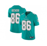 Youth Nike Miami Dolphins #86 Mike Gesicki Aqua Green Team Color Stitched NFL Vapor Untouchable Limited Jersey
