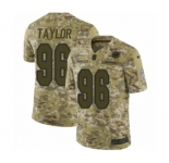 Youth Nike Miami Dolphins #96 Vincent Taylor Limited Camo 2018 Salute to Service NFL Jersey