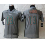 nike youth nfl jerseys miami dolphins #13 marino grey[nike vapor]