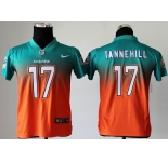 nike youth nfl jerseys miami dolphins #17 ryan tannehill green-orange[nike drift fashion][second version]