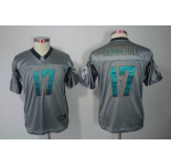 nike youth nfl jerseys miami dolphins #17 tannehill grey[Elite shadow]