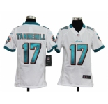 nike youth nfl jerseys miami dolphins #17 tannehill white[nike]
