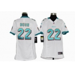 nike youth nfl jerseys miami dolphins #22 bush white[nike]