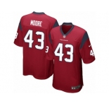 Men Nike Houston Texans #43 Corey Moore Game Red Alternate NFL Jersey