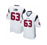 Men Nike Houston Texans #63 Kendall Lamm Game White NFL Jersey