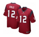 Men's Houston Texans #12 Kenny Stills Game Red Alternate Football Jersey