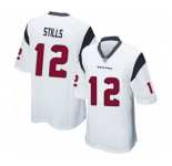 Men's Houston Texans #12 Kenny Stills Game White Football Jersey
