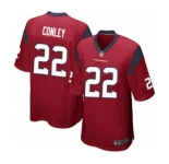 Men's Houston Texans #22 Gareon Conley Game Red Alternate Football Jersey