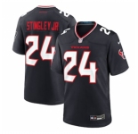 Men's Houston Texans #24 Derek Stingley Jr. Nike Navy Game Jersey