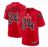Men's Houston Texans #24 Derek Stingley Jr. Nike Red Alternate Game Jersey