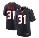 Men's Houston Texans #31 Dameon Pierce Nike Navy Game Jersey