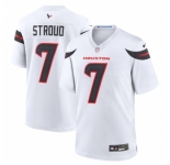 Men's Houston Texans #7 C.J. Stroud Nike White Game Jersey
