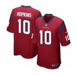 Men's Nike Houston Texans #10 DeAndre Hopkins Game Red Alternate NFL Jersey