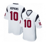 Men's Nike Houston Texans #10 DeAndre Hopkins Game White NFL Jersey