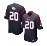 Men's Nike Houston Texans #20 Justin Reid Game Navy Blue Team Color NFL Jersey