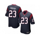 Men's Nike Houston Texans #23 Arian Foster Game Navy Blue Team Color NFL Jersey