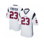 Men's Nike Houston Texans #23 Arian Foster Game White NFL Jersey