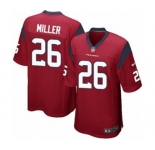 Men's Nike Houston Texans #26 Lamar Miller Game Red Alternate NFL Jersey