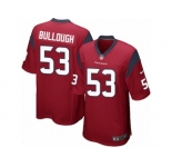 Men's Nike Houston Texans #53 Max Bullough Game Red Alternate NFL Jersey