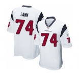 Men's Nike Houston Texans #74 Kendall Lamm Game White NFL Jersey