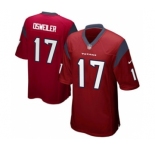 nike nfl jerseys houston texans #17 osweiler red[game]