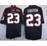 nike nfl jerseys houston texans #23 foster blue[game 10th patch]