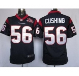 nike nfl jerseys houston texans #56 cushing blue[game 10th patch]