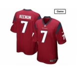 nike nfl jerseys houston texans #7 case keenum red [Game]
