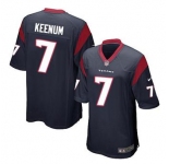 nike nfl jerseys houston texans #7 keenum blue[game]