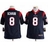 nike nfl jerseys houston texans #8 schaub blue[game]