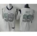 nike nfl jerseys houston texans #99 watt grey[game]