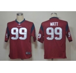 nike nfl jerseys houston texans #99 watt red[game]
