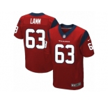 Men Nike Houston Texans #63 Kendall Lamm Elite Red Alternate NFL Jersey