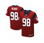 Men Nike Houston Texans #98 D.J. Reader Elite Red Alternate NFL Jersey