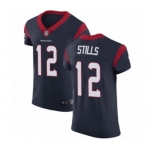 Men's Houston Texans #12 Kenny Stills Navy Blue Team Color Vapor Untouchable Elite Player Football Jersey