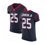 Men's Houston Texans #25 Duke Johnson Jr Navy Blue Team Color Vapor Untouchable Elite Player Football Jersey