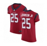 Men's Houston Texans #25 Duke Johnson Jr Red Alternate Vapor Untouchable Elite Player Football Jersey