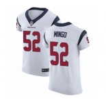Men's Houston Texans #52 Barkevious Mingo White Vapor Untouchable Elite Player Football Jersey