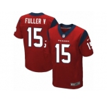 Men's Nike Houston Texans #15 Will Fuller V Elite Red Alternate NFL Jersey