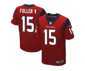 Men's Nike Houston Texans #15 Will Fuller V Elite Red Alternate NFL Jersey